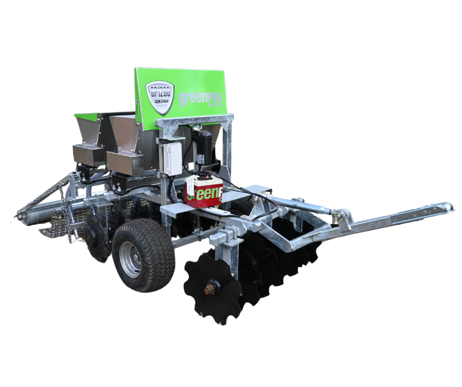 Quik Spray GreenPRO 6-in-1 seeder unit for farm and lifestyle blocks