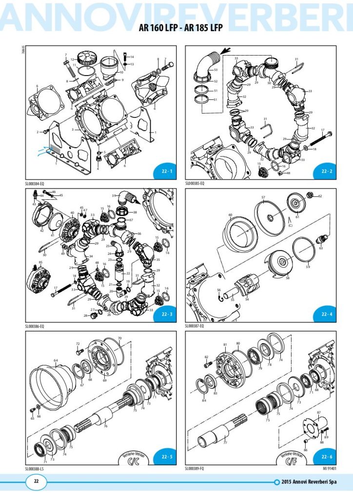 AR185LFP-CF25 Parts Diagram - Page 1