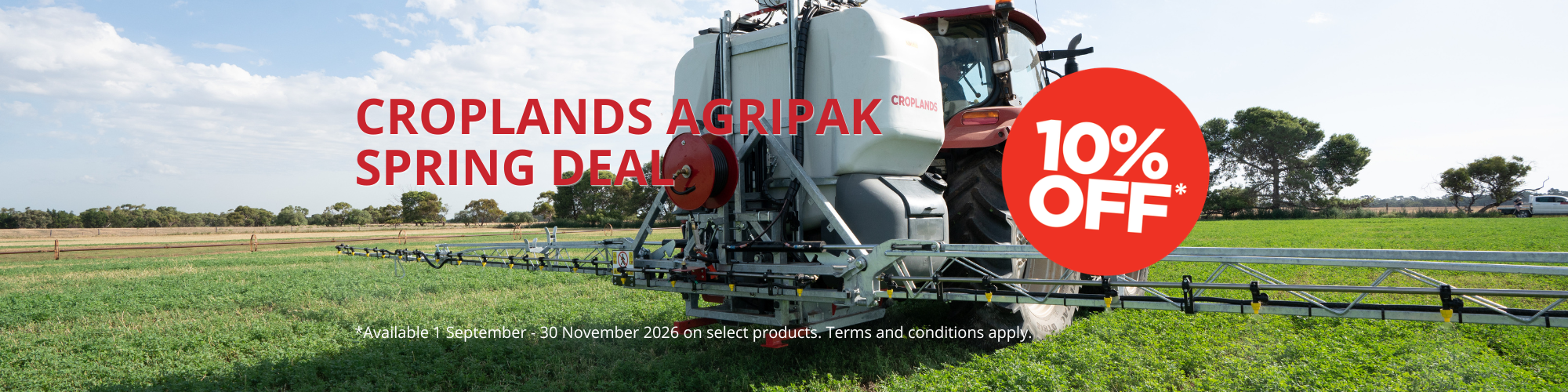 AgriPak 10% Spring 2026 (2) Croplands AgriPak 10% OFF deal