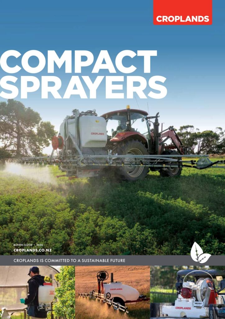 Croplansd Compact Sprayer Range 2026 Catalogue Cover image