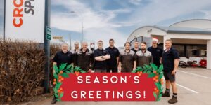 Croplands Spray Shop Team Photo for Christmas 2025