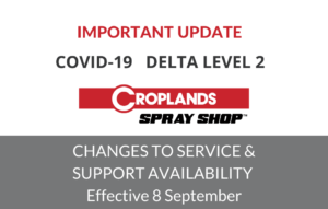 Spray Shop Covid Level 2 Operating Notice for Blog