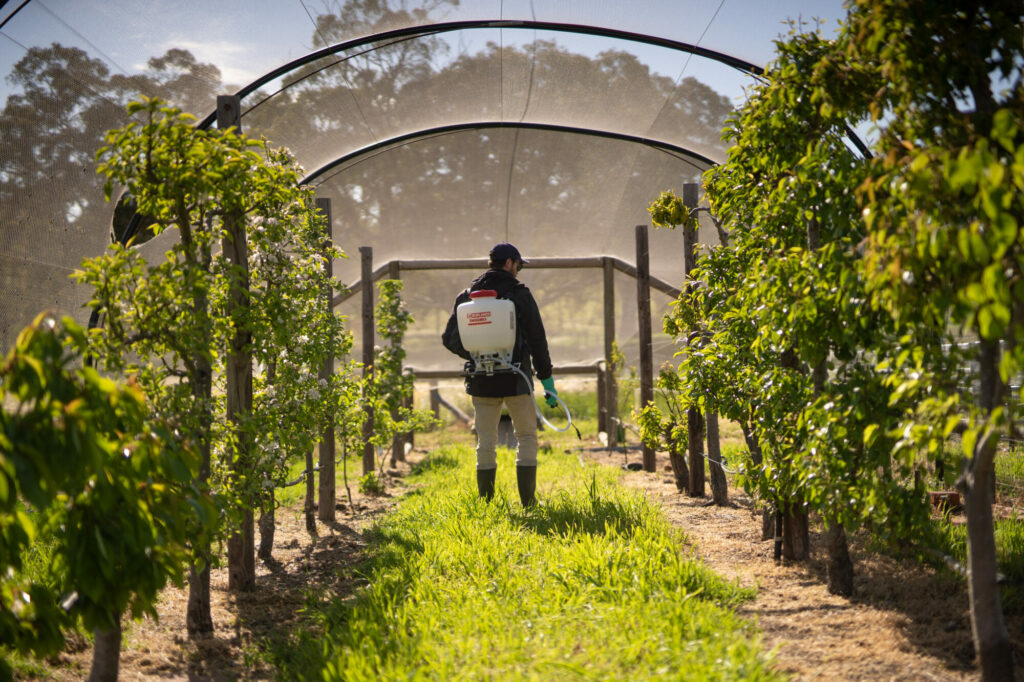 Croplands Swissmex SW503 sprayer in use