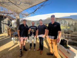 The 2025 Croplands Spray Shop Shoot out winning team were from Apatu Farms