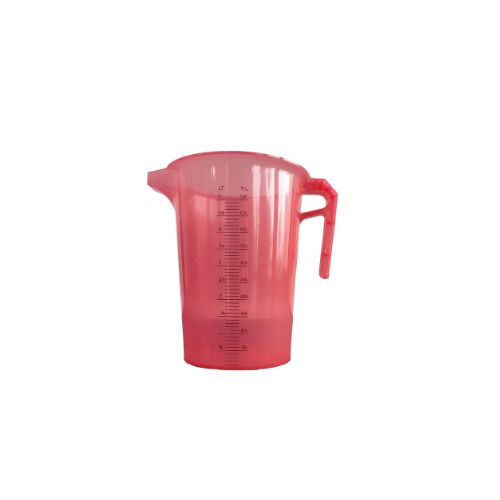 5L Red Calibrated measuring jug