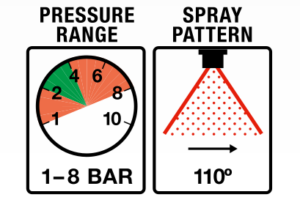 Turbodrop low drift option nozzle for WEED-IT spot sprayers