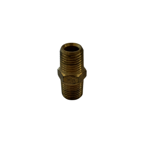 Brass Hex Nipple 1/4"