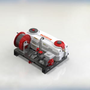 200 L Manual Reel Traymount Sprayer