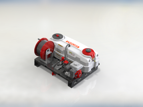 200 L Manual Reel Traymount Sprayer