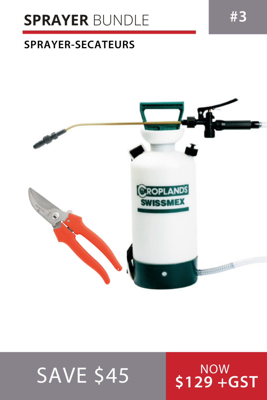 SW320 Swissmex Knapsack Sprayer Bundle • Croplands Spray Shop