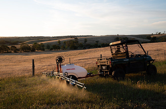 Croplands TrailPak trailed sprayer
